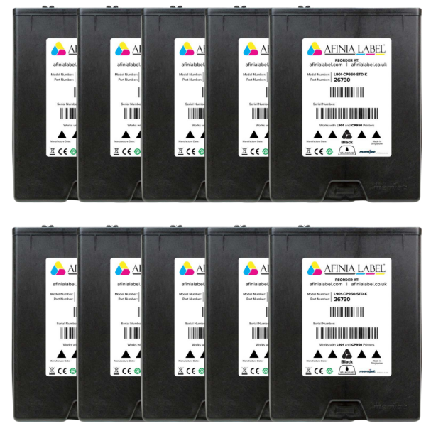 Afinia L901 Schwarz Tintenkartuschen 10er Set